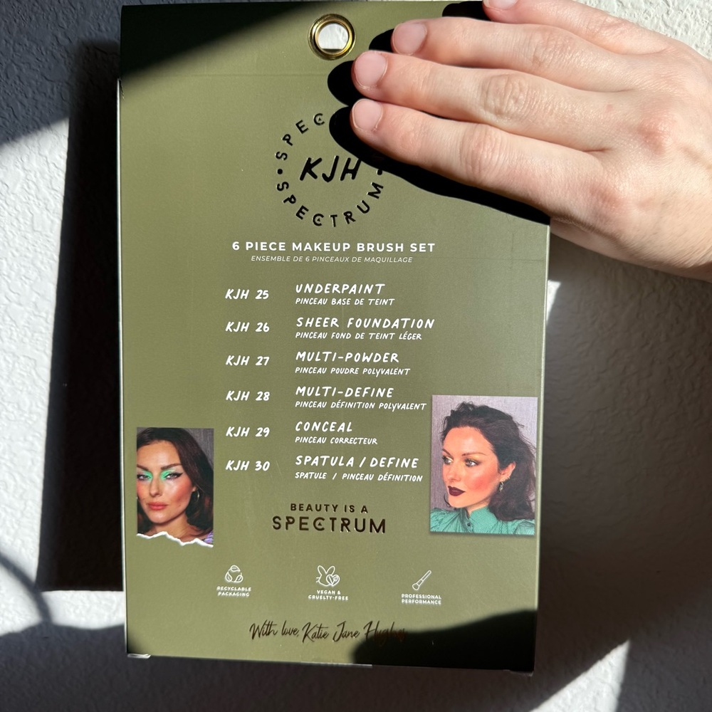 Spectrum x Katie Jane Hughes 6-Piece Makeup Brush Set - Picture 6 of 7